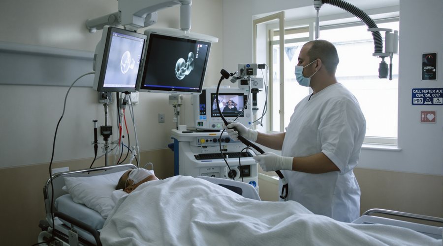 Imagen ilustrativa: sala de endoscopía digestiva
